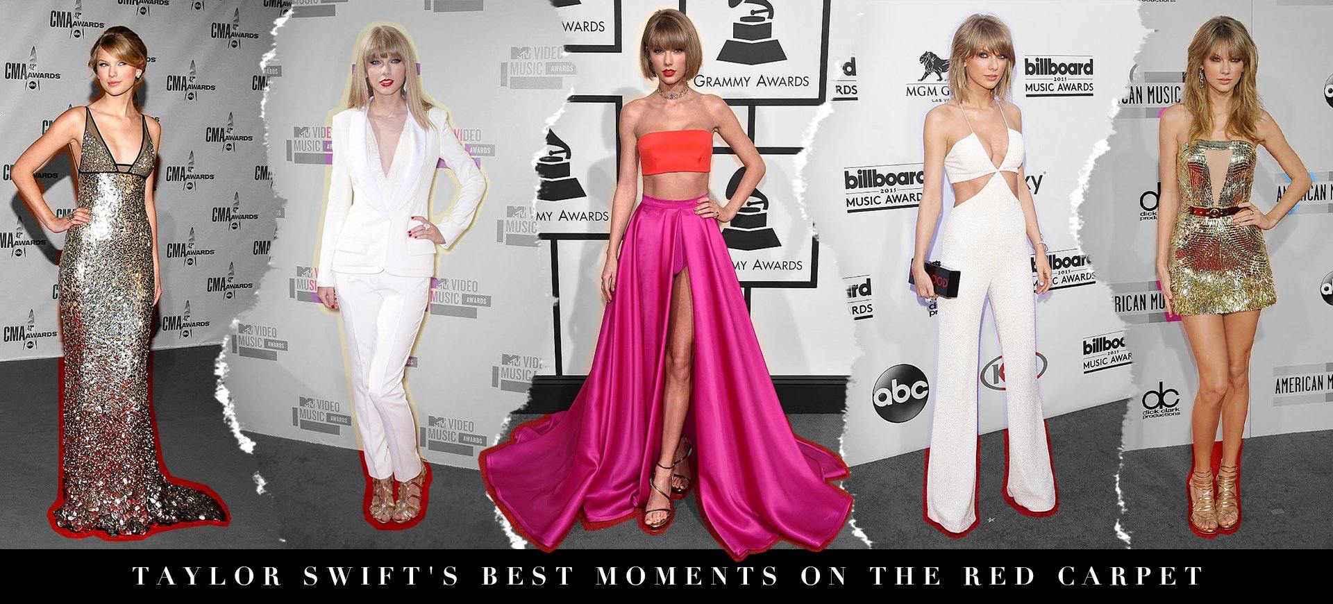 Red White Taylor Swift Strapless Dress Short Prom Red Carpet