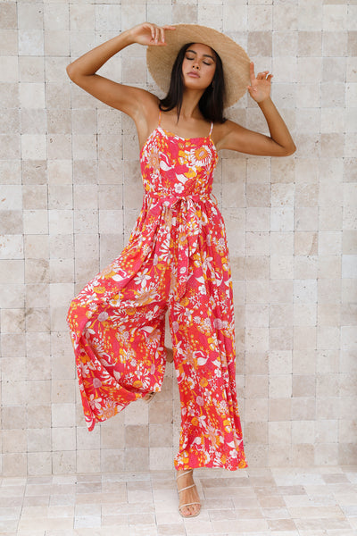 Not One To Forget Jumpsuit Floral
