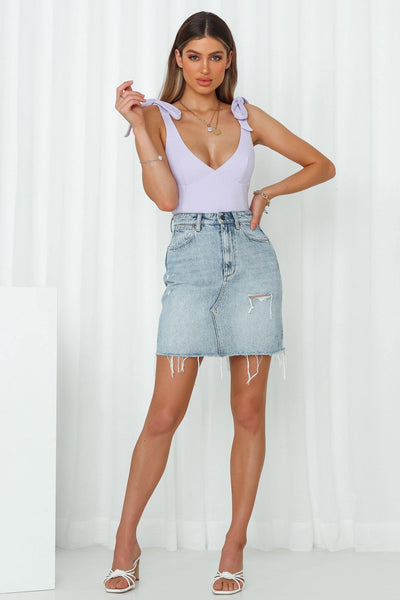 WRANGLER Hi Repair Mini Skirt Nevermind | Hello Molly USA