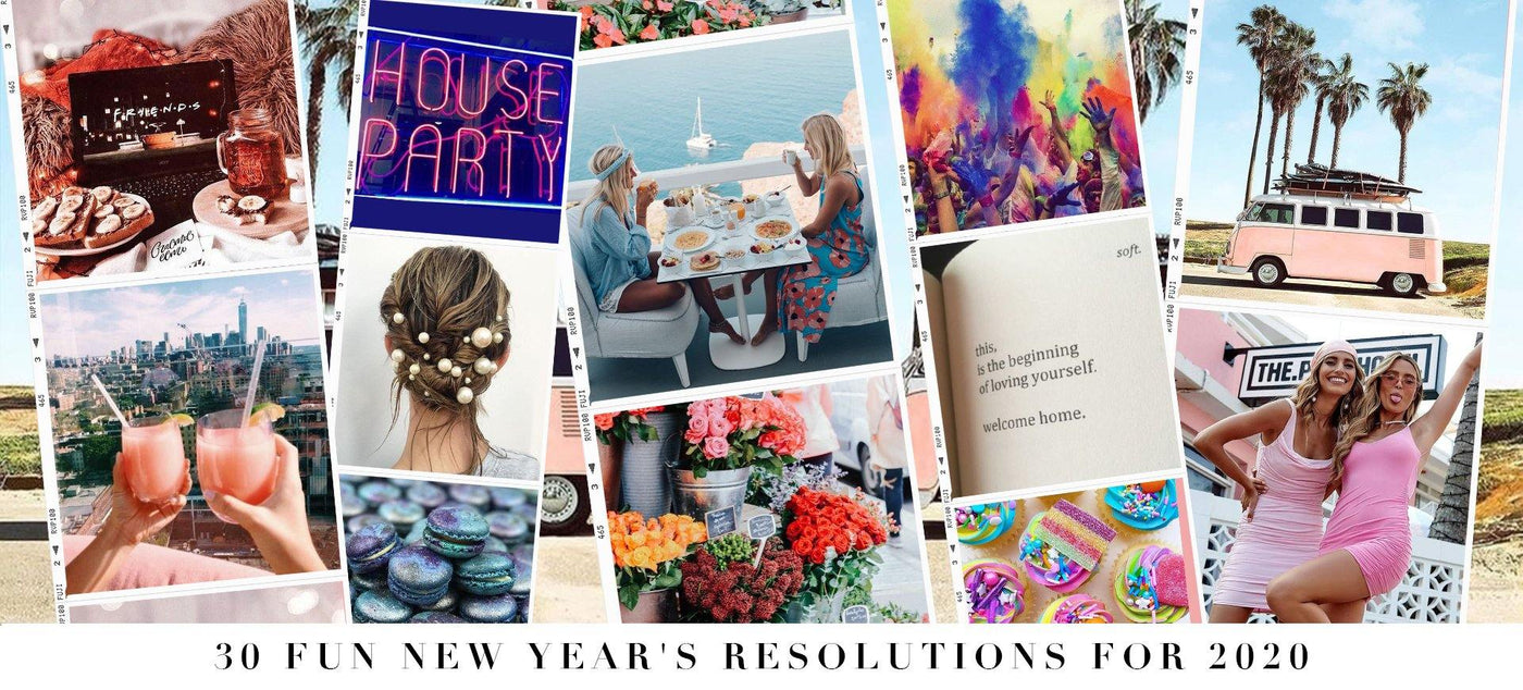 30 Fun New Year's Resolutions For 2020