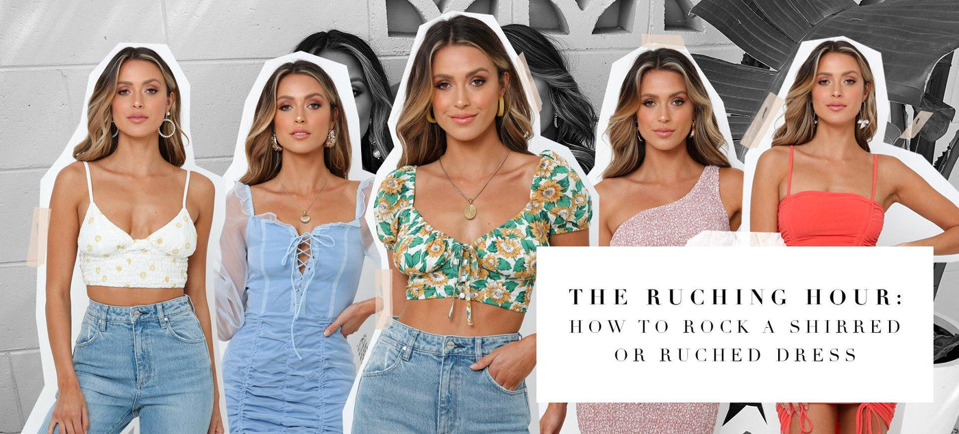 The Ruching Hour: How To Rock A Shirred Or Ruched Dress