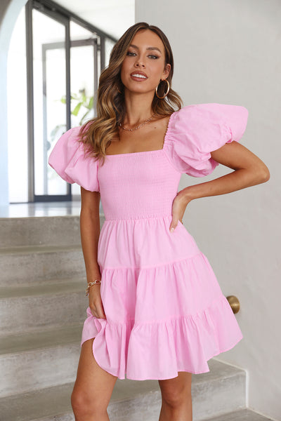 Salty Air Mini Dress Pink