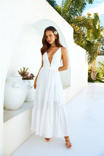 Saskia Maxi Dress White