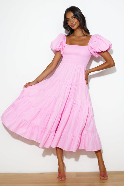 Lover Girl Maxi Dress Pink