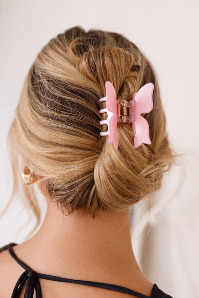 Abby Claw Clip Pink