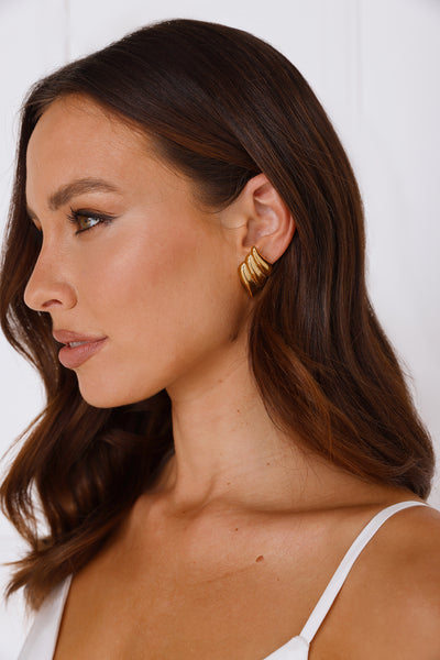 18k Gold Plated Catalina Earrings Gold