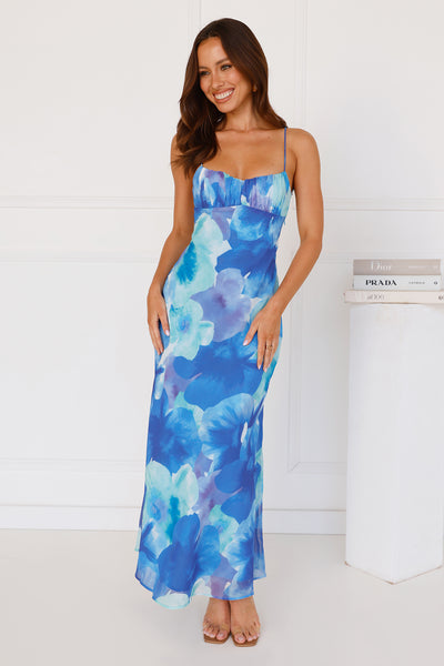 Guide To Style Maxi Dress Blue