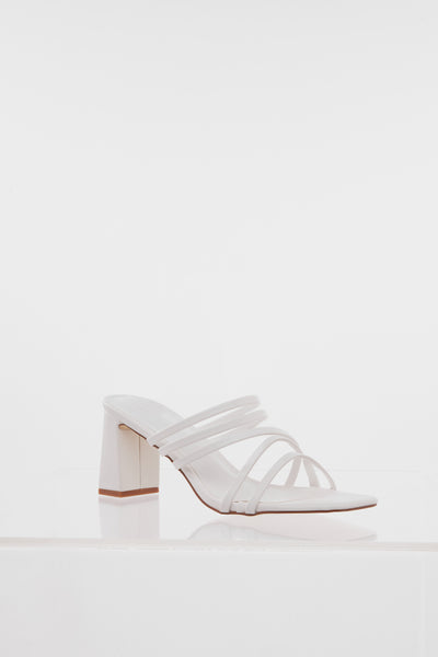 HELLO MOLLY The Trendsetter Heels White Pu