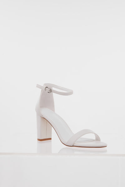HELLO MOLLY Classic Style Heels White PU