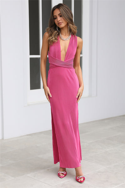 Fly Above Maxi Dress Pink