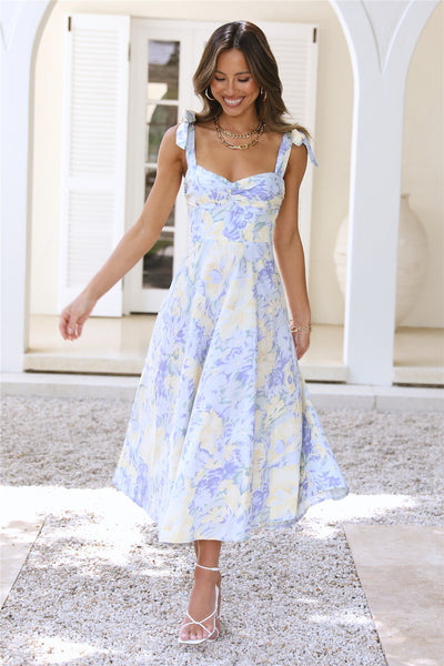 Tropical Mood Midi Dress Print