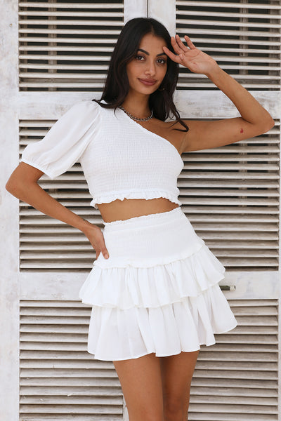 Wanted This Crop Top White