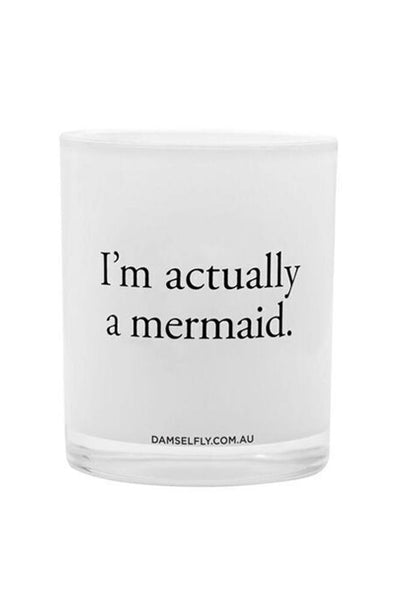 DAMSELFLY COLLECTIVE Actually A Mermaid Candle | Hello Molly USA