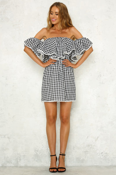 This Time Tomorrow Dress Gingham