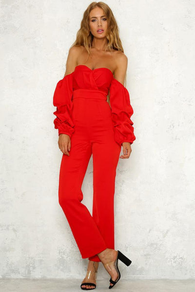 MOSSMAN The Granite State Jumpsuit Red | Hello Molly USA