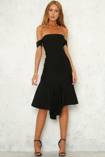 Bring Me To Life Midi Dress Black | Hello Molly USA