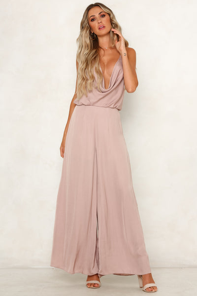 Riding Rhodes Island Jumpsuit Taupe