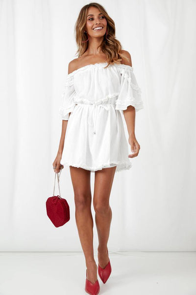 Just Let Go Dress White | Hello Molly USA