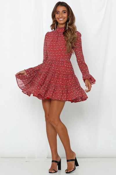 Begging For Mercy Dress Red | Hello Molly USA