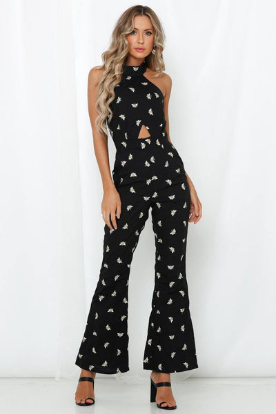 PREM THE LABEL Beehave Jumpsuit Black | Hello Molly USA