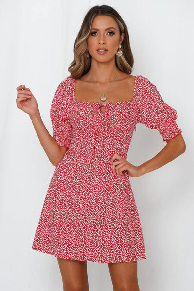 Let Them Eat Cake Dress Red | Hello Molly USA