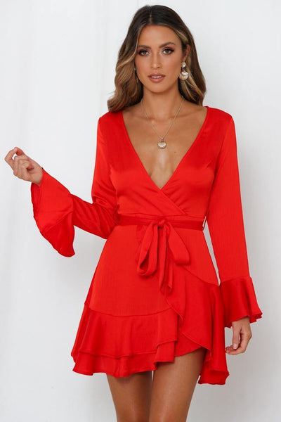 Take A Look Dress Red | Hello Molly USA