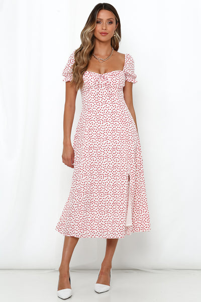 There Is Always Something Midi Dress White