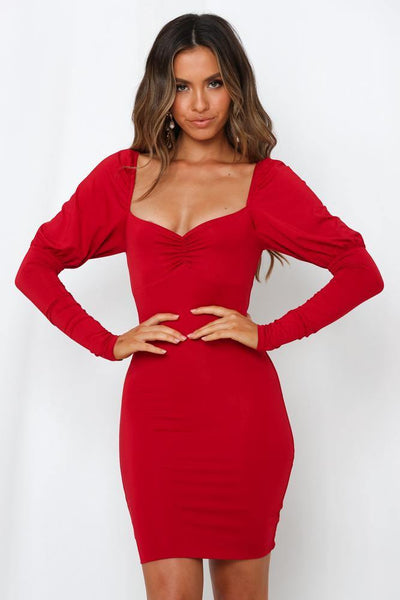Watch This Space Dress Red | Hello Molly USA
