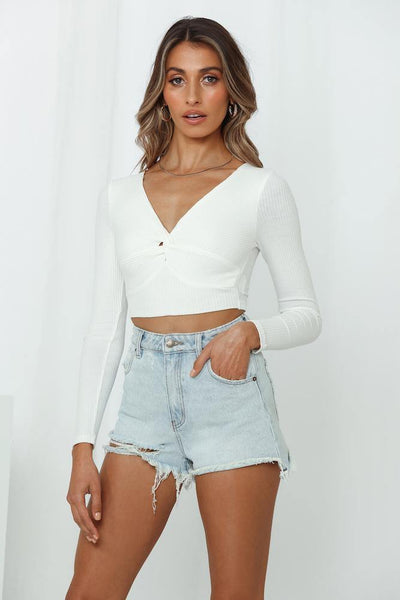 No Hate Here Crop Top White | Hello Molly USA