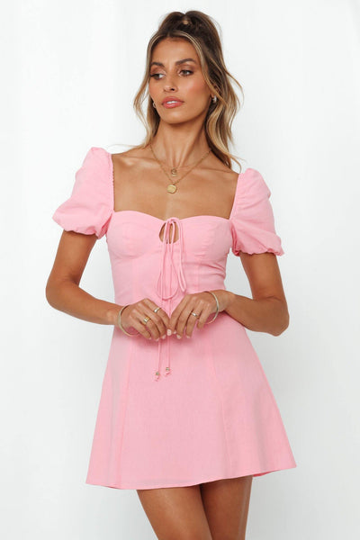 HELLO MOLLY Pop The Champagne Dress Pink | Hello Molly USA