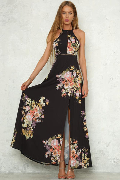 Can We Be Friends Maxi Dress Black | Hello Molly USA