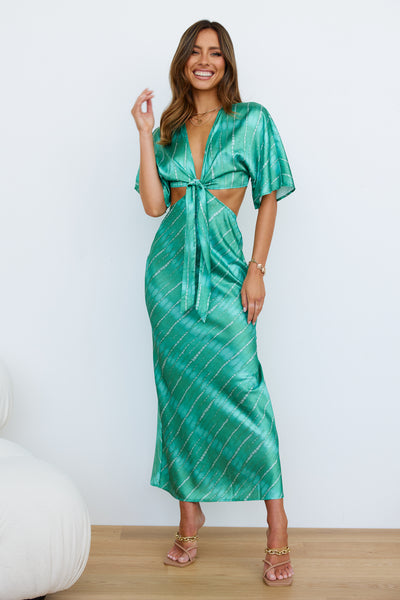 RUNAWAY Kayla Nori Dress Green