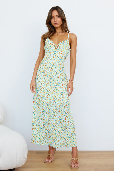 Smiley Moments Maxi Dress Floral