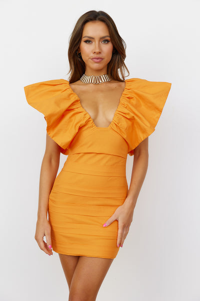 SEVEN WONDERS Gigi Mini Dress Orange