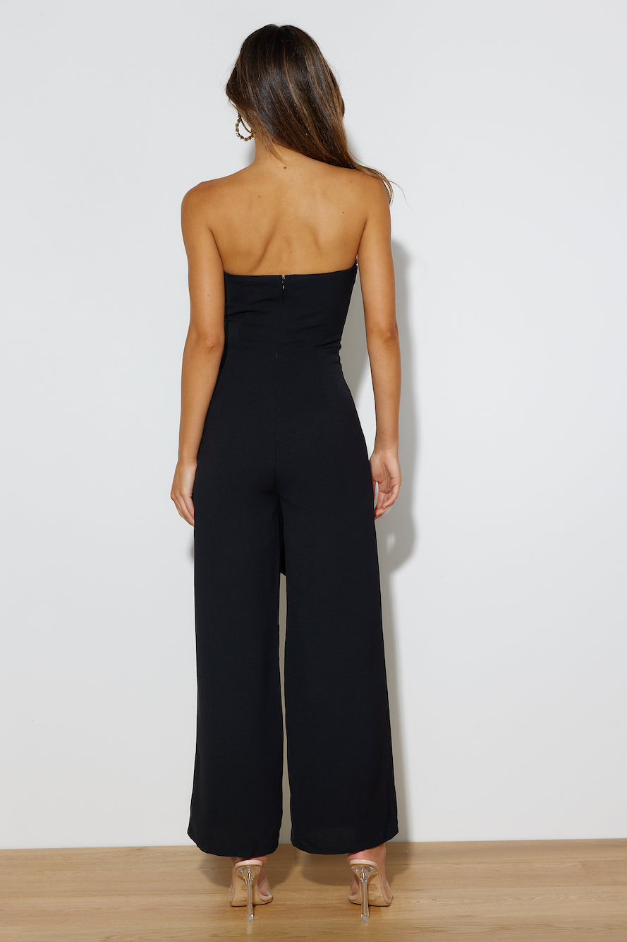 Shop With Me Jumpsuit Black | Hello Molly