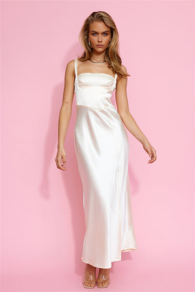 Race To Sunlight Maxi Dress Champagne