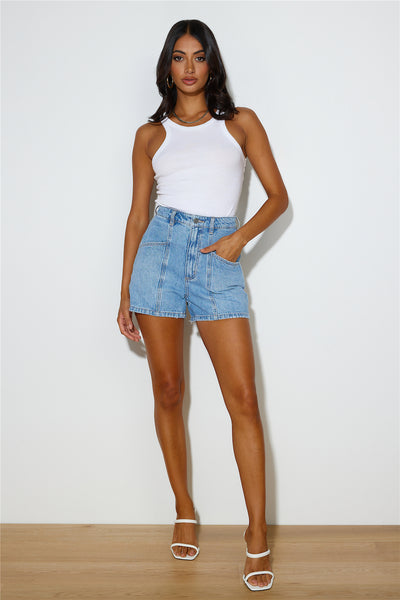 LEE High Relaxed Shorts Blue