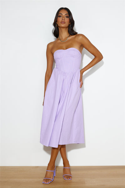 Dreaming Of This Midi Dress Lilac