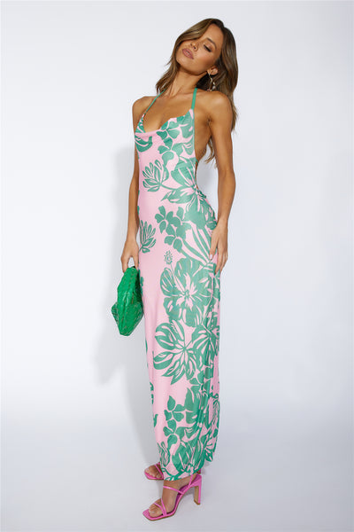 By The Pool Maxi Dress Green