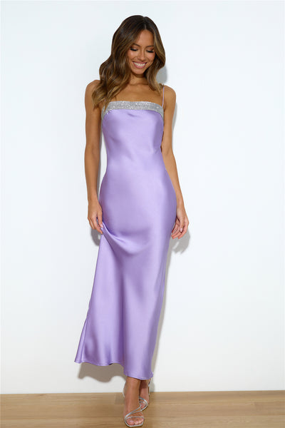 Touch Of Twinkle Maxi Dress Lilac