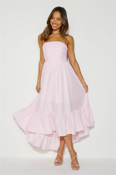 Style Anywhere Midi Dress Pink