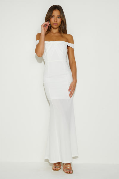 Love Is The Prize Maxi Dress White