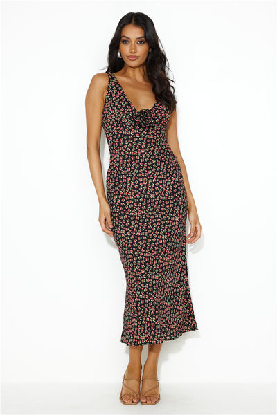 For Every Party Maxi Dress Black