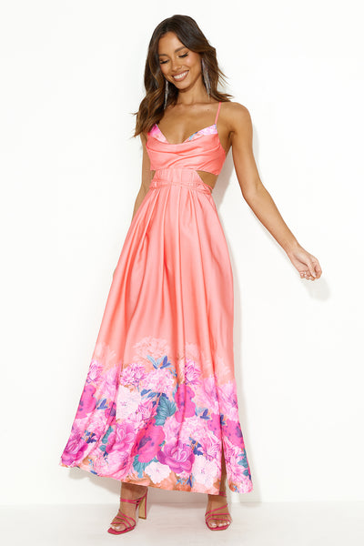 All For Fun Maxi Dress Pink