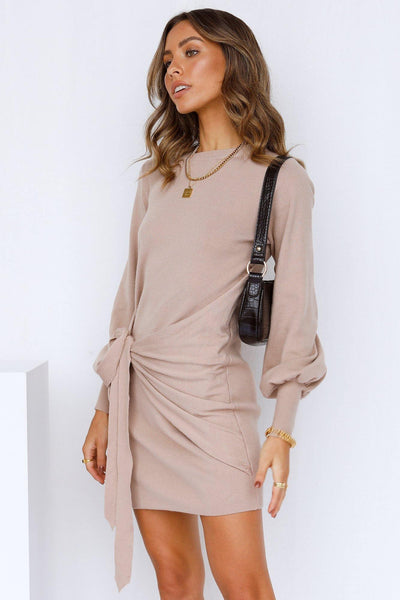 Keep It Chill Dress Brown | Hello Molly USA