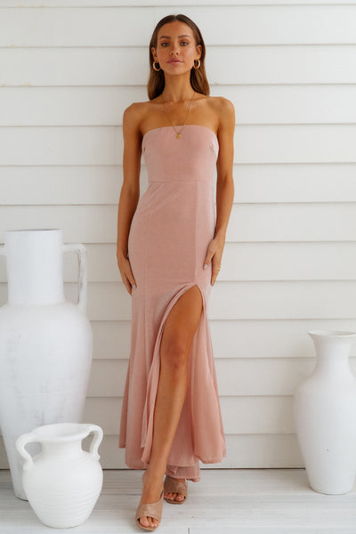 Crowning Queen Maxi Dress Rose