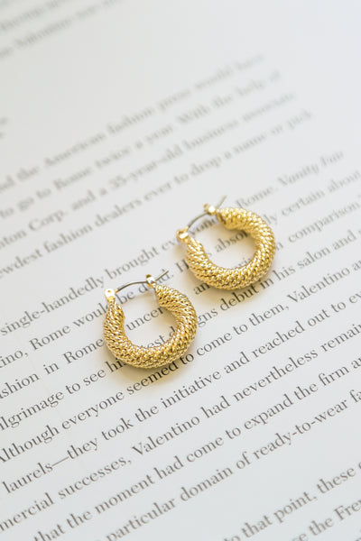 Chic And Sleek Earrings Gold