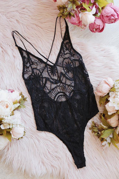 Mad At Me Bodysuit Black | Hello Molly USA