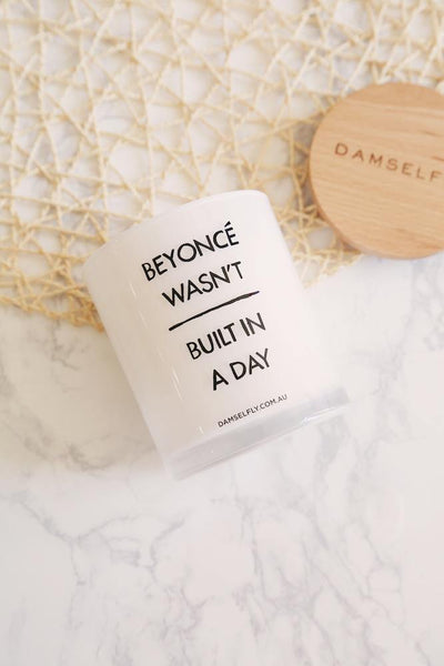 DAMSELFLY COLLECTIVE Beyonce Wasn't Built In A Day Candle | Hello Molly USA