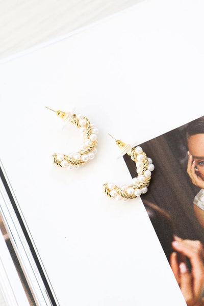 Girlhood Love Earrings Gold | Hello Molly USA